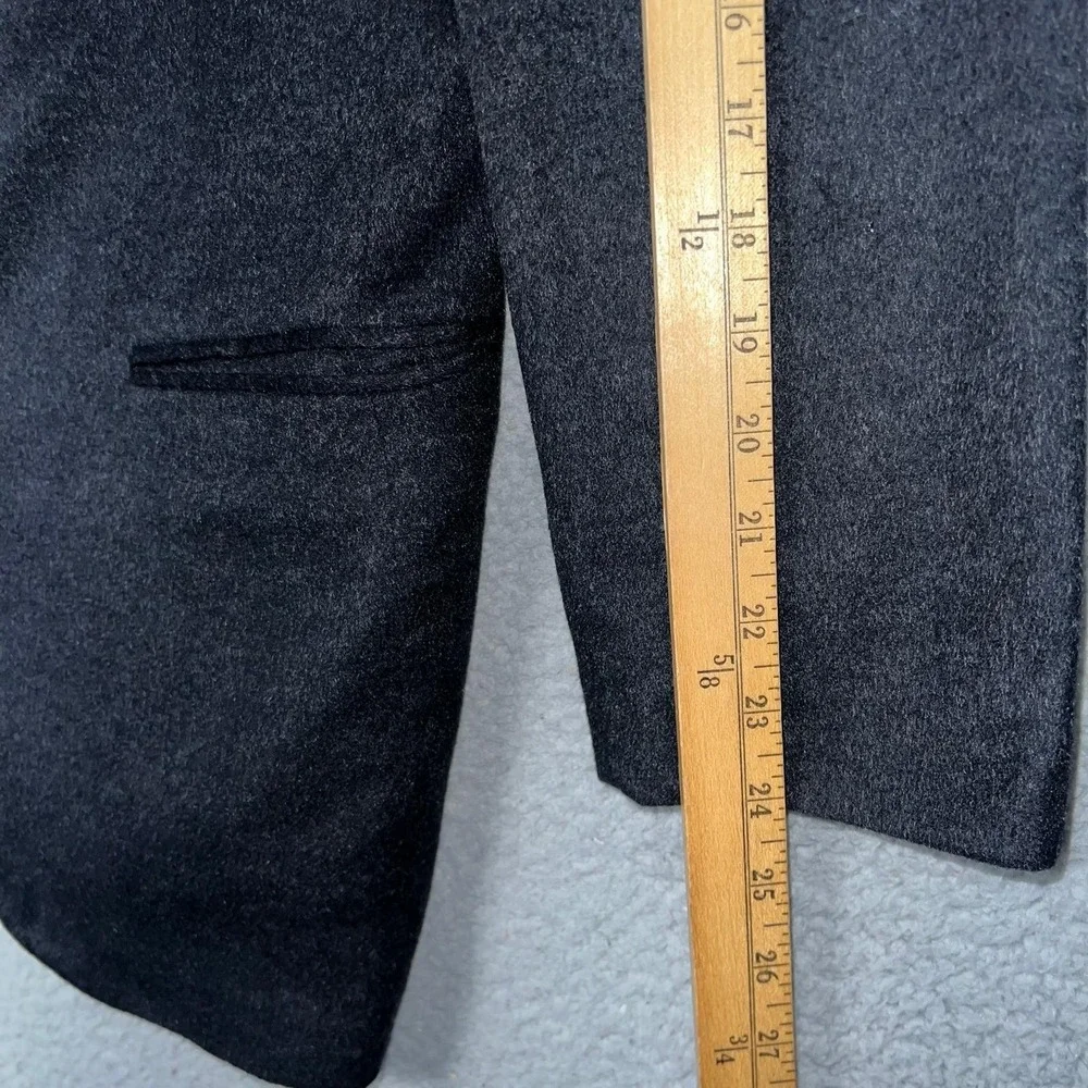 Paolo Negrato‎ Gaenslen & Völter Blazer Men's Size 38R Black Cashmere Wool Coat